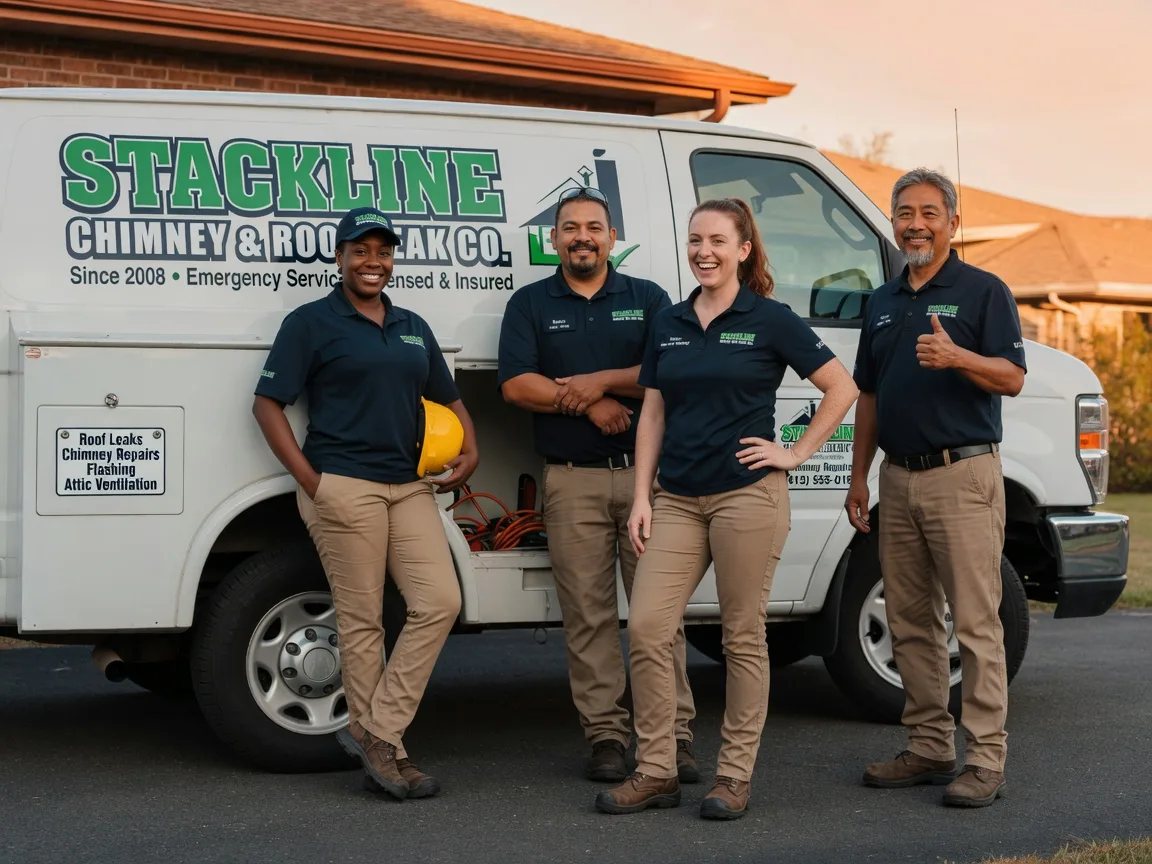 Chimney flashing repair company in Romeoville, IL